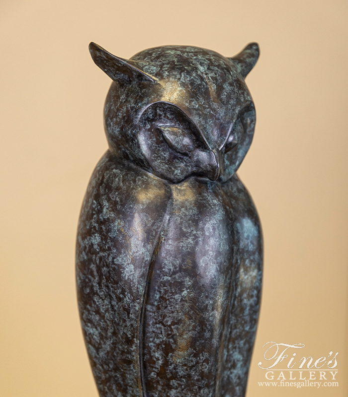 Bronze Statues  - Bronze Owl - BS-1503